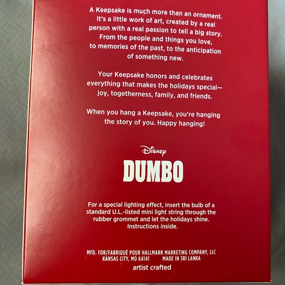 Limited Edition 2020 Dumbo Disney Ornament - Picture 2 of 5
